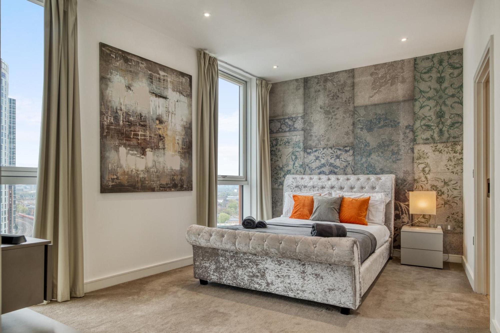 Appartamento Stunning 360º View Luxurious Penthouse Londra Esterno foto
